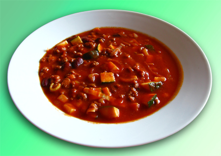 Chili-Suppe
 - Abbildung kann abweichen! -